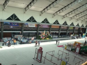 lobby of bangoy international airport also known as davao international airport